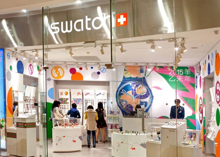 China, Hong Kong Downturn Sends Swatch Sales Sliding 